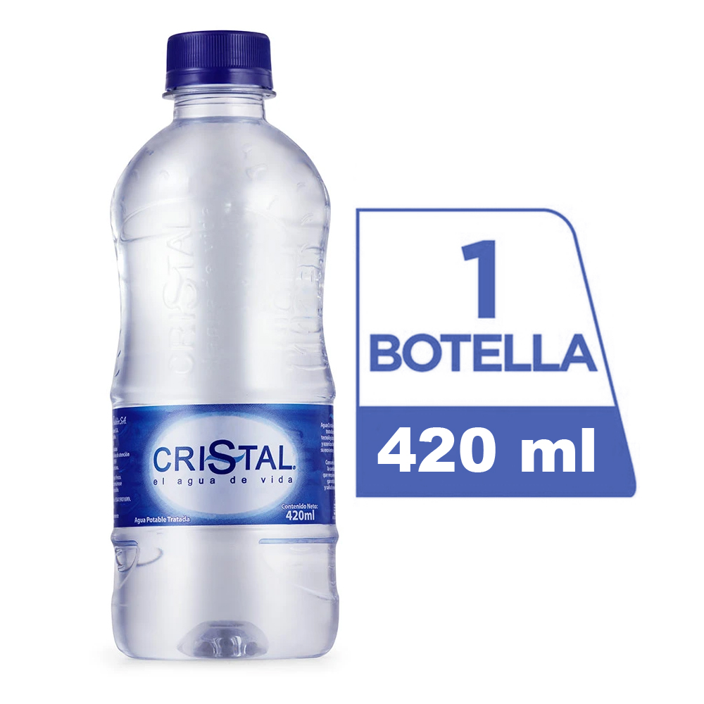 AGUA CRISTAL NATURAL BOTELLA X 3.125 MILILITROS