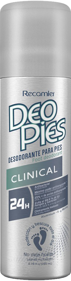 Desodorante Para Pies Deo Pies Clinical 260ml