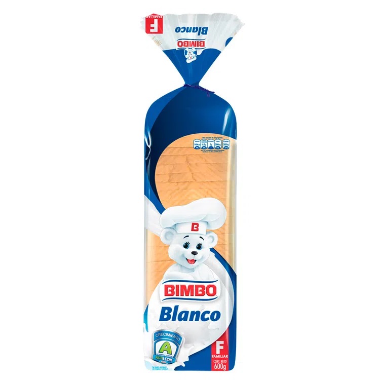 Pan Blanco Artesano Bimbo 500 Gr - Jumbo