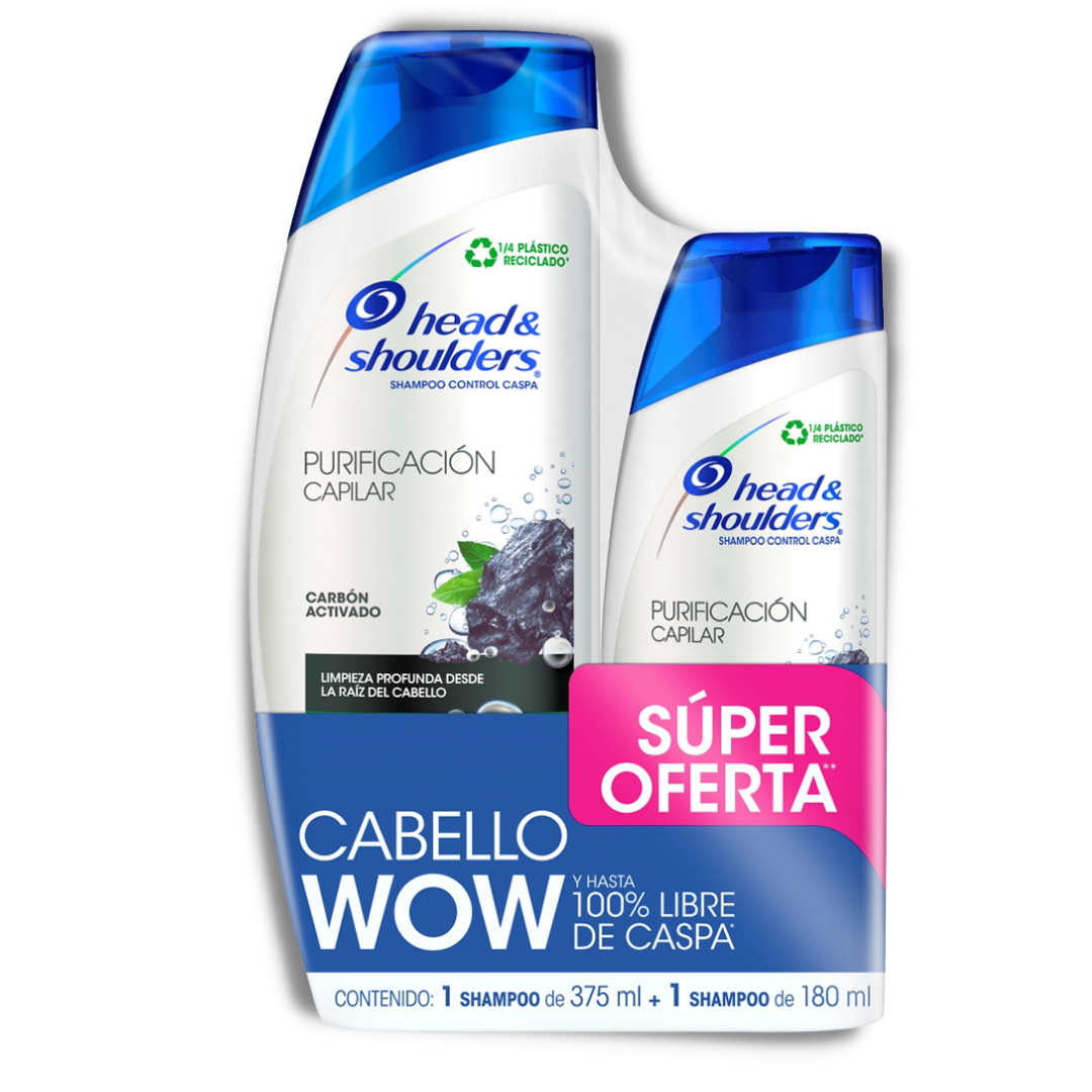 SHAMPOO H&S 375C PURIFICACION CAP — Supermercados Supervaquita