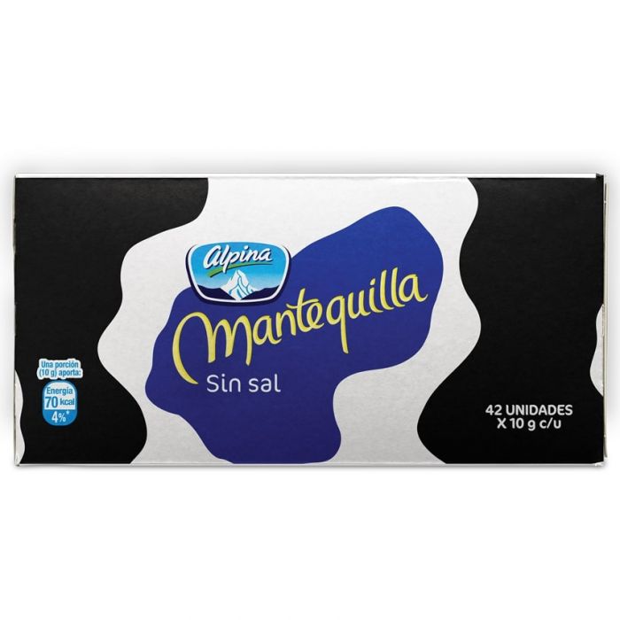 Mantequilla sin Sal Alpina 125 g - Los Precios