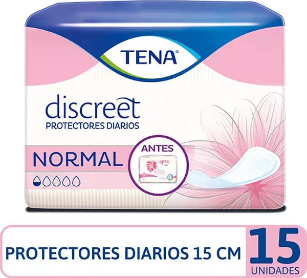 Protector Diario Tena Discreet 15 Unidades