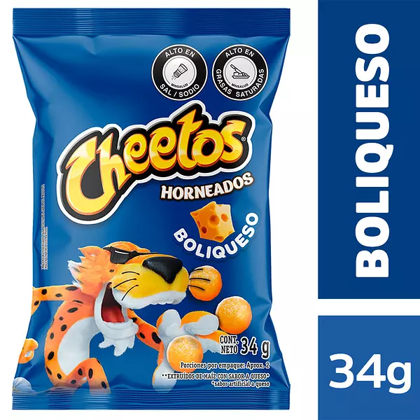 Cheetos Boliqueso Horneados X34g