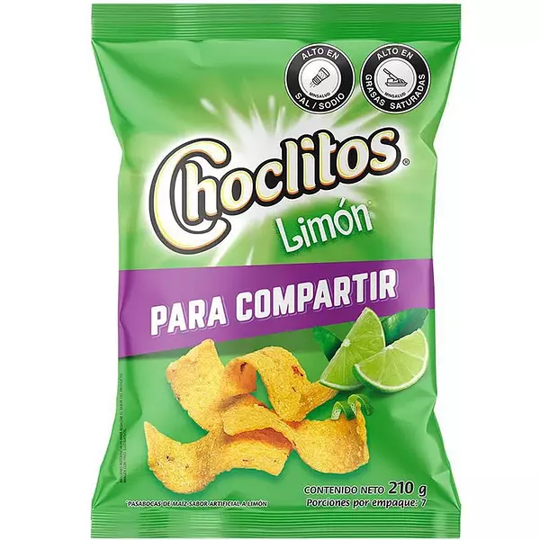 Choclitos Limón 210g