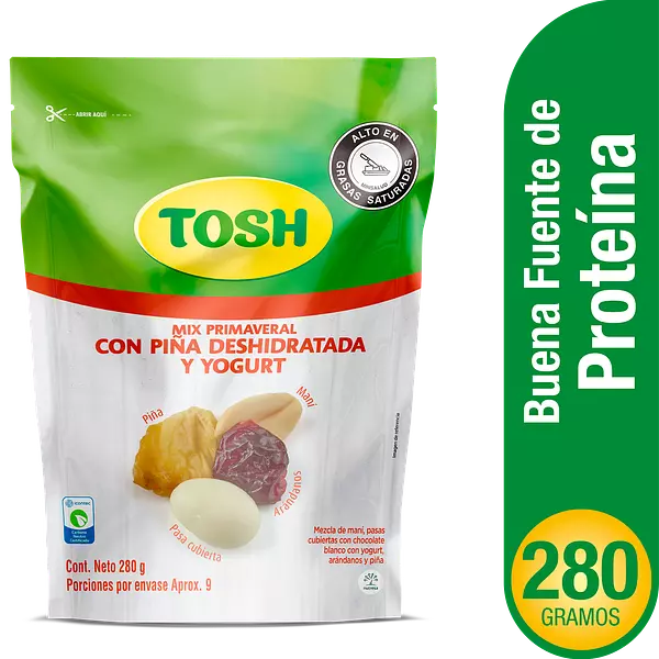 Mezcla De Maní Tosh Mix Primaveral 280g