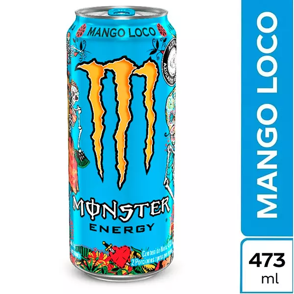 Bebida Energizante Monster Mango Loco 473ml