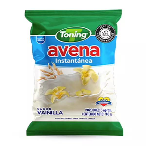 Avena Toning Instantánea Vainilla 180gr