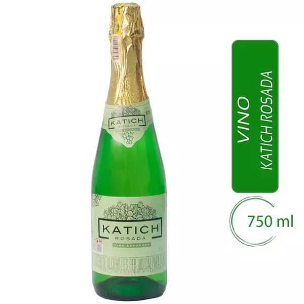 Vino Espumoso Rosado Katich X 750ml