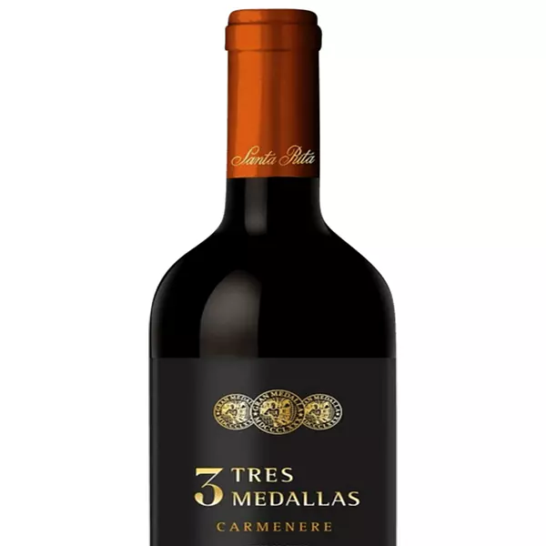 Vino Tinto Santa Rita Tres Medal Carmenere Botella X750ml