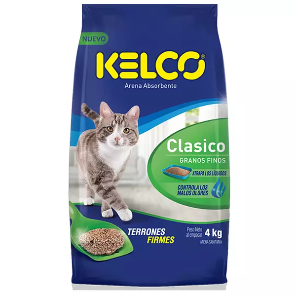 Arena Para Gatos Kelco X 4000 Gr