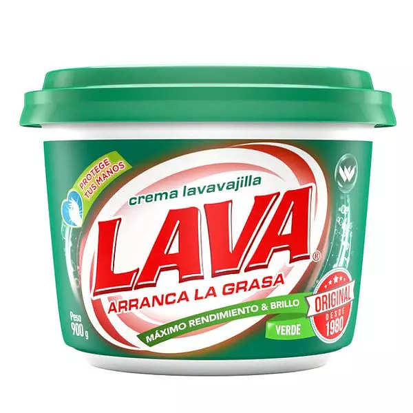 Lavaplatos Lava® En Crema Verde 900g