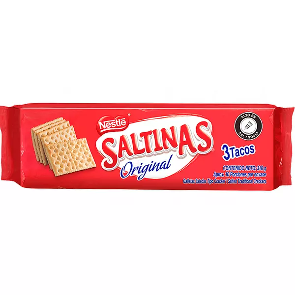 Galletas Saltinas Original 3 Tacos X 318 G