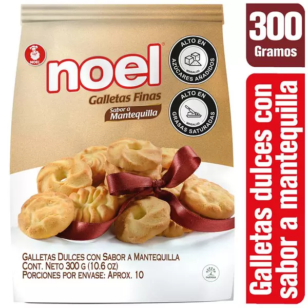 Galletas Noel Finas Con Mantequilla 300gr