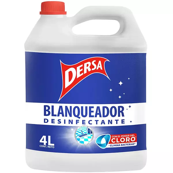 Blanqueador Dersa Desinfectante Cloro X4l