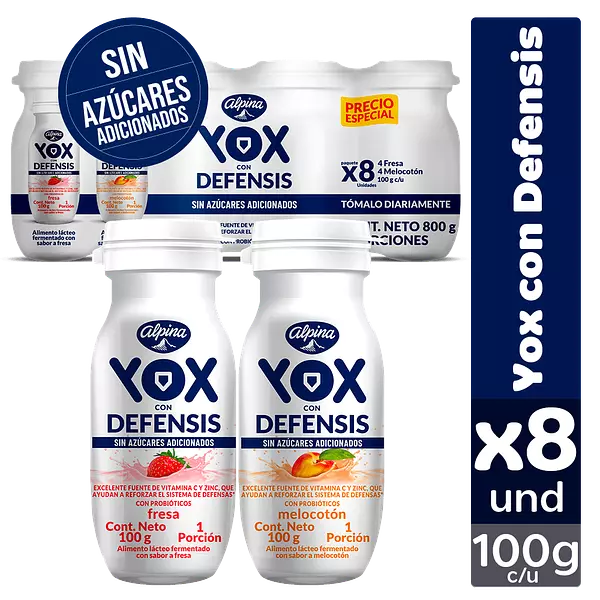 Yogurt Yox Defensis Fermentado 800 G