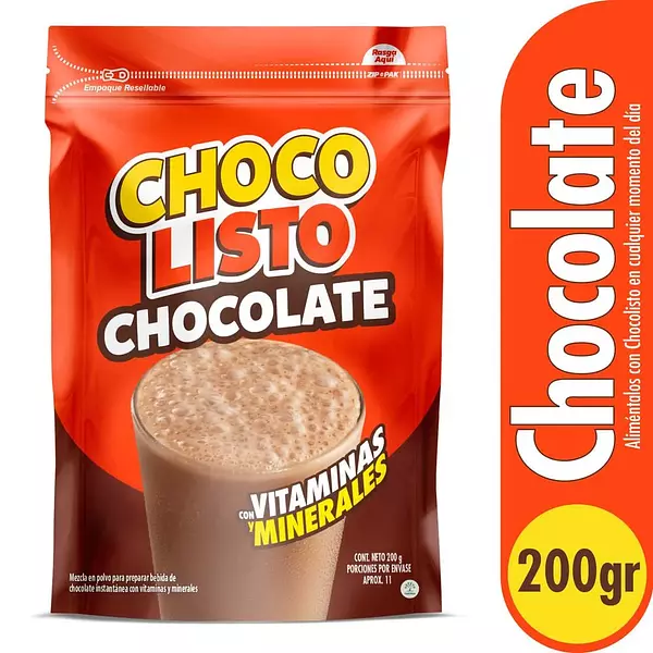 Bebida Achocolatada Chocolisto 200g