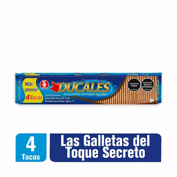 Galletas Ducales Noel 4 Tacos X 430gr