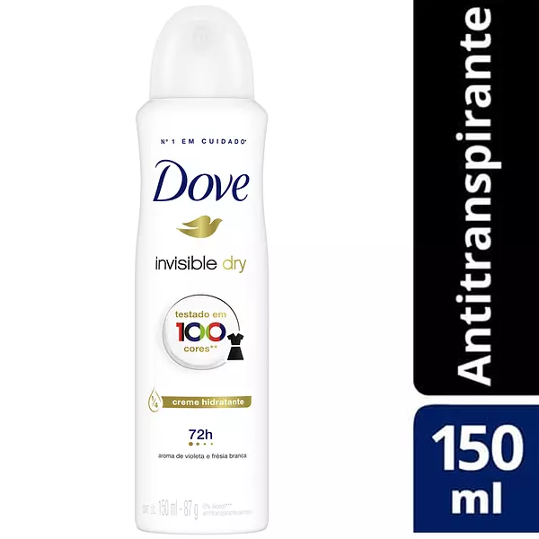 Antitranspirante Dove Invisible Dry Crema Humectante 150ml