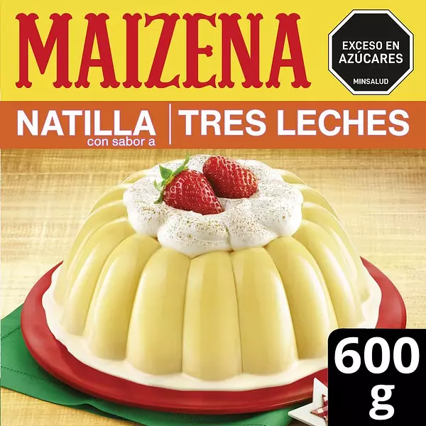 Natilla Maizena Tres Lech X300gr