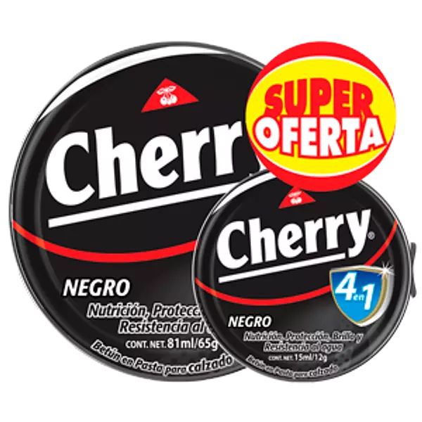 Betún Cherry Negro 850g Gratis Betún 120g