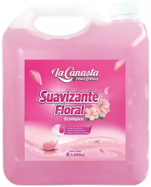 Suavizante Liquido La Canasta Floral X 4lt