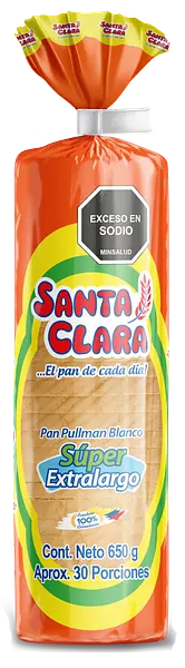 Pan Tajado Blanco Santa Clara Super Extra Largo X650gr