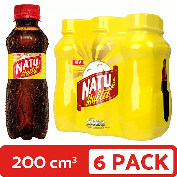 Natumalta Pet 6 Unidades X200cm3 C/U