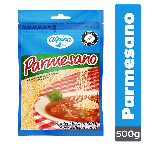 Queso Parmesano Alpina X500g