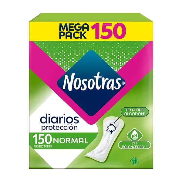 Protectores Diarios Nosotras Normal X150und