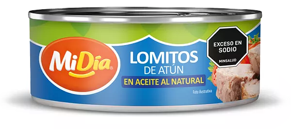 Atún Midía Lomitos En Aceite Vegetal 160 G