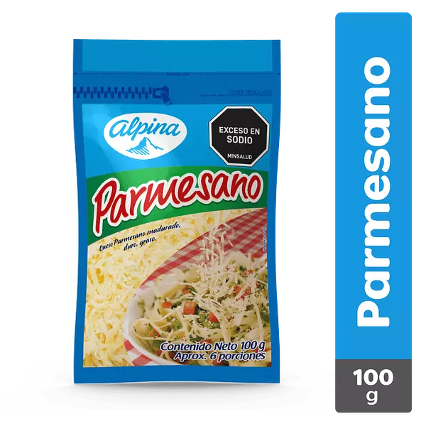 Queso Parmesano Alpina X100gr