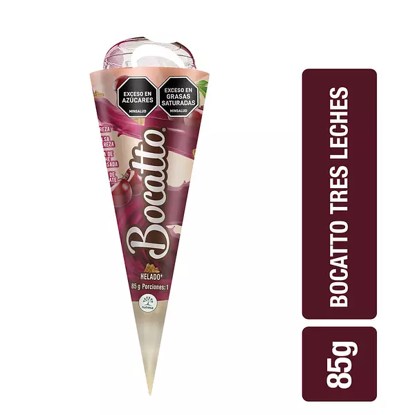 Cono Bocatto 3 Leches 85 Gr