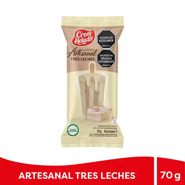 Helado Artesanal Tres Leches 70 G