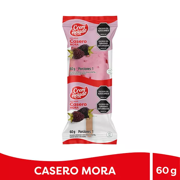 Helado Casero Mora X60gr