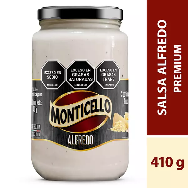 Salsa Alfredo Monticello 410 Gr