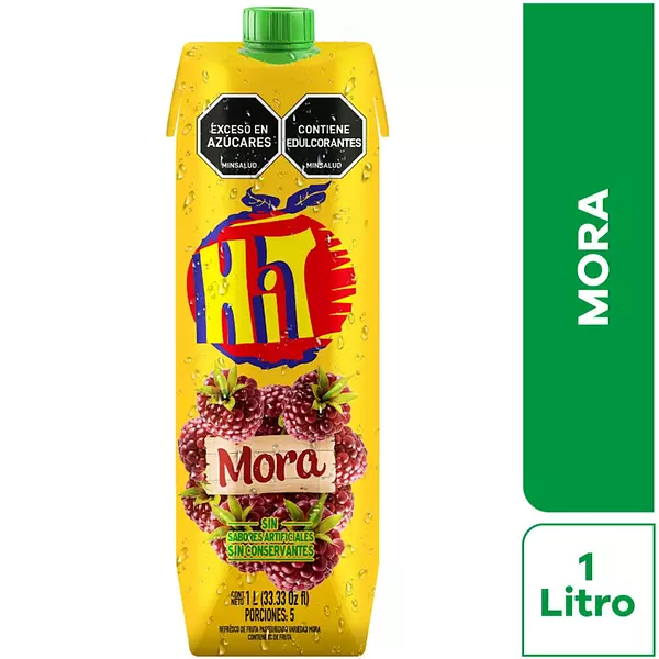 Jugo Hit Mora Tetra X1 Litro