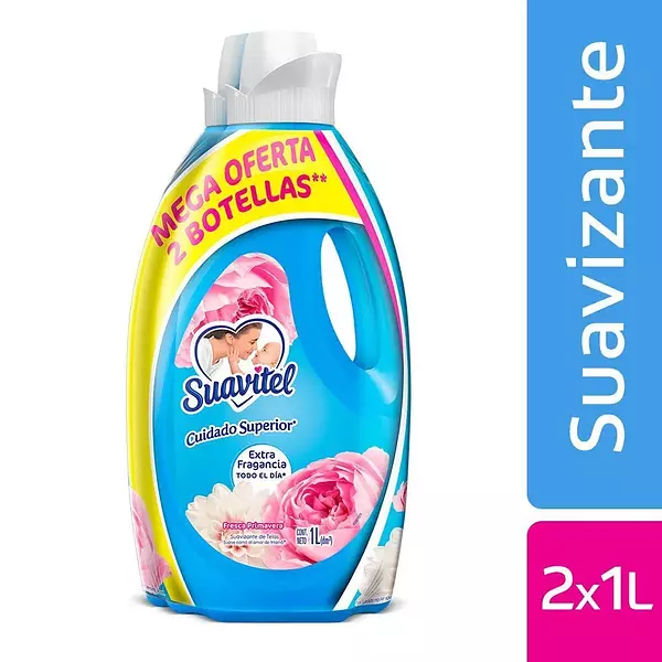 Suavizante Suavitel Cuidado Superior Fresca Primavera 2x 1l