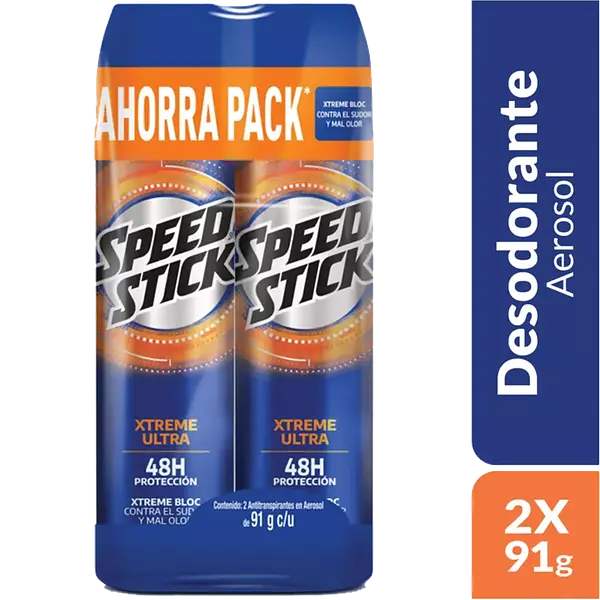 Desodorante Speed Stick Antitranspirante Aerosol 2 X91g