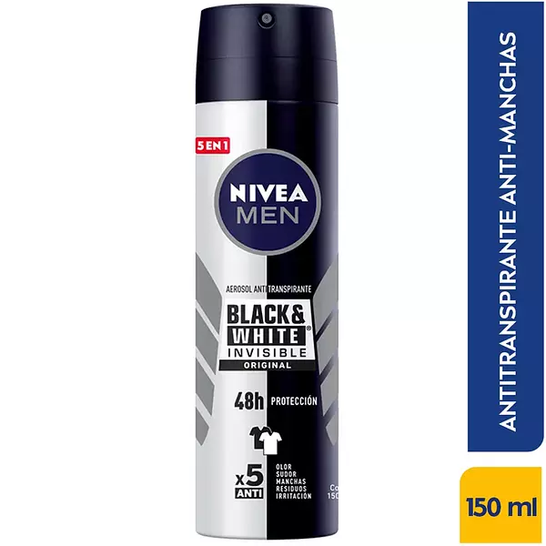 Desodorante Nivea Men Black & White Invisible 150ml