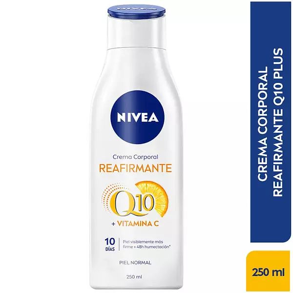 Crema Corporal Nivea Reafirmante Q10 Piel Normal 250 Ml