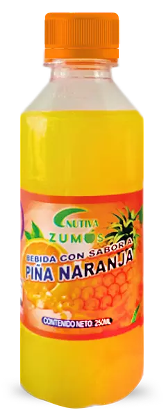 Jugos Nutiva Piña-Naranja 250ml