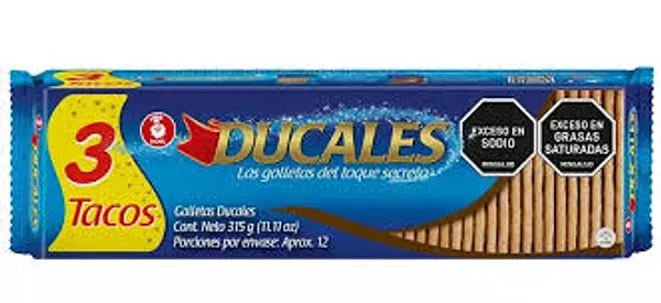 Galletas Ducales 315 Grs 3 Tacos