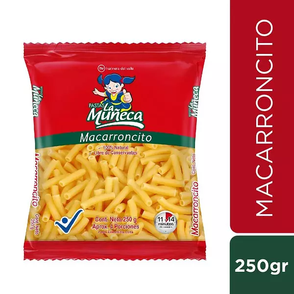 Pasta La Muñeca X250gr Macarroncito