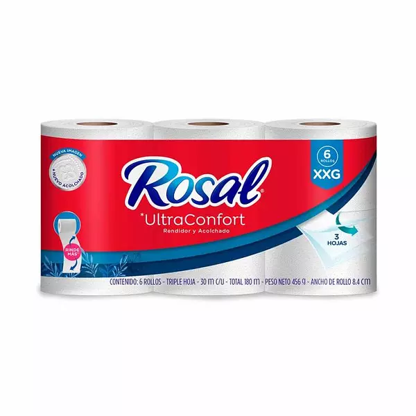 Papel Higiénico Sr Rosal X 6 Rollos