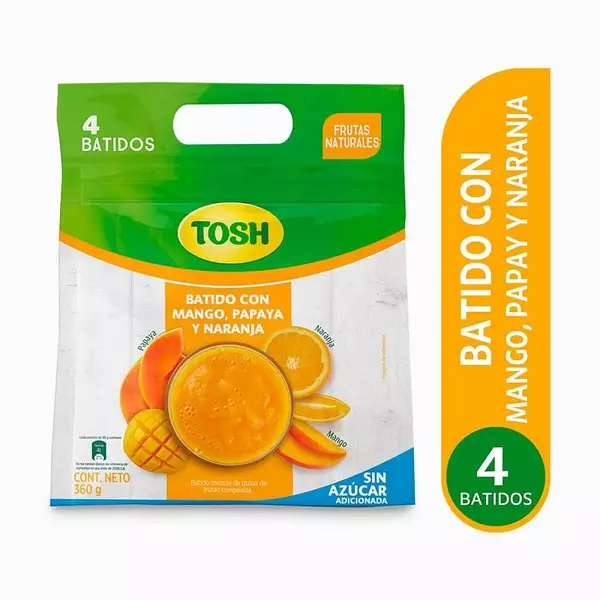 Bebida Congelada Tosh Papaya X 360 Gr