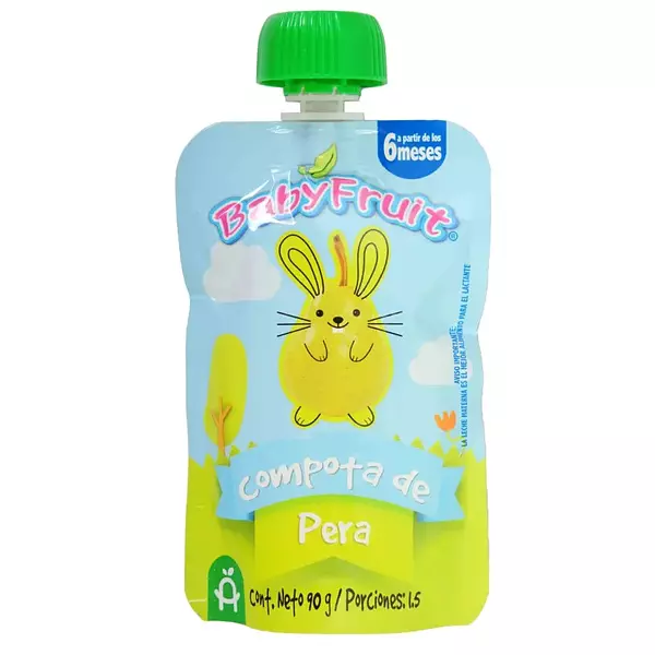 Compota Baby Fruit Pera X 90 Gr