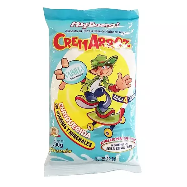 Cremarroz Fabinni X 200gr Vainilla