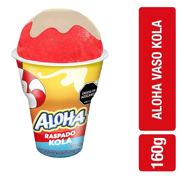 Vaso Aloha Kola Granizado 160gr