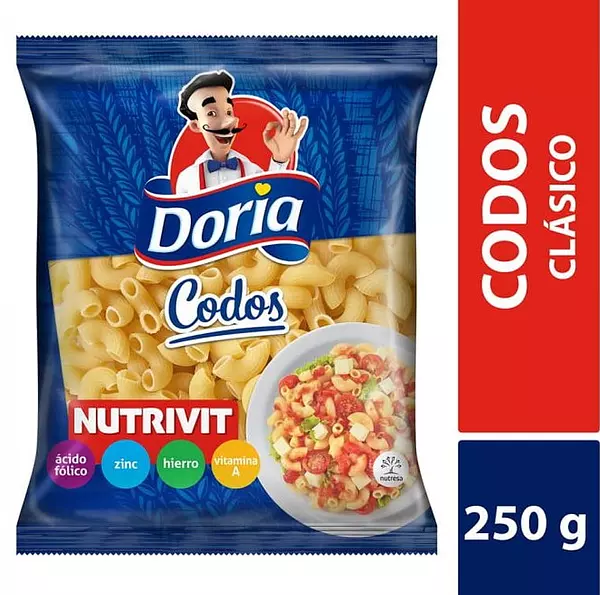 Pasta Doria Codos X 250gr