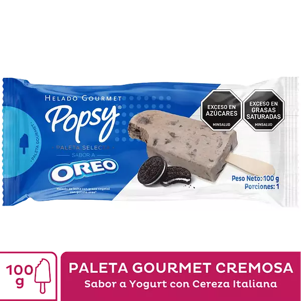 Paleta Popsy Selecta Oreo X 110 Gr